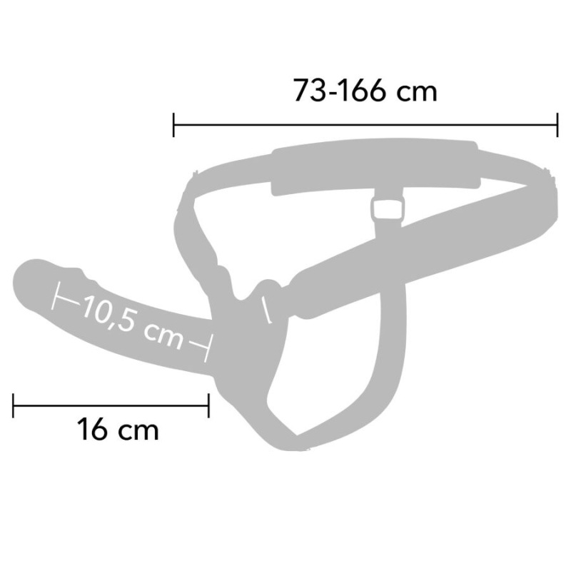 Hidden desire - inferno penis sleeve strap-on 16 cm 1