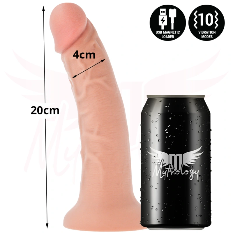 Mythology - asher original dildo m - vibrator compatible with watchme wireless technology 3
