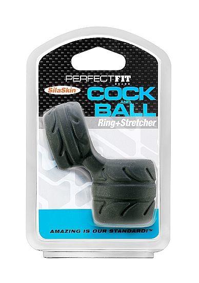 Perfect Fit Silaskin Cock & Ball Black