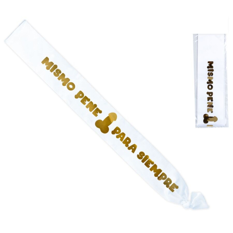 Diablo picante - metallic penis white band