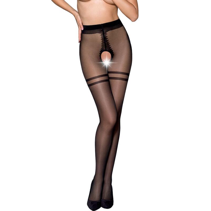 Passion - Tiopen 015 Stocking Black 1/2 (20 Den)