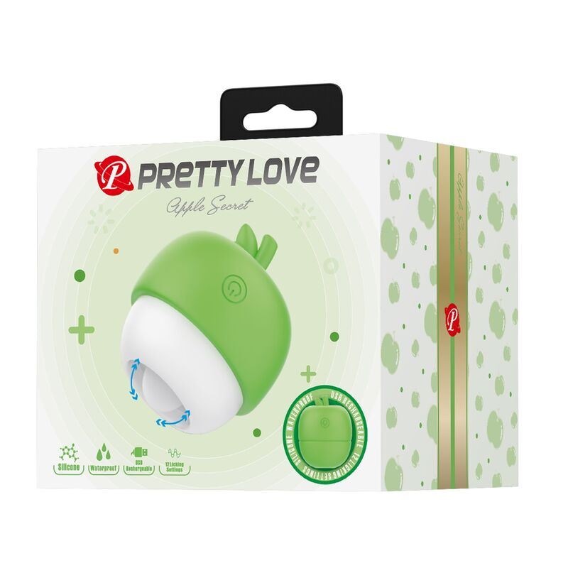 Pretty love - rechargeable tongue effect clitoral stimulator green 1