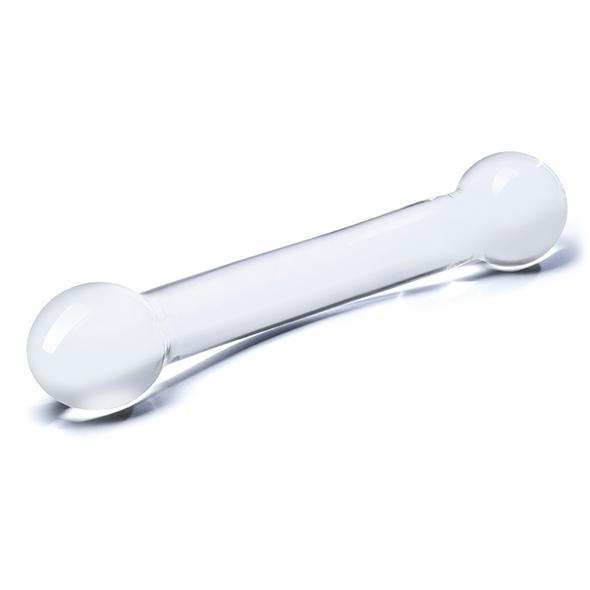 Glas - Curved G-Spot Stimulator Glass Dildo - Sklenené Dildo 10