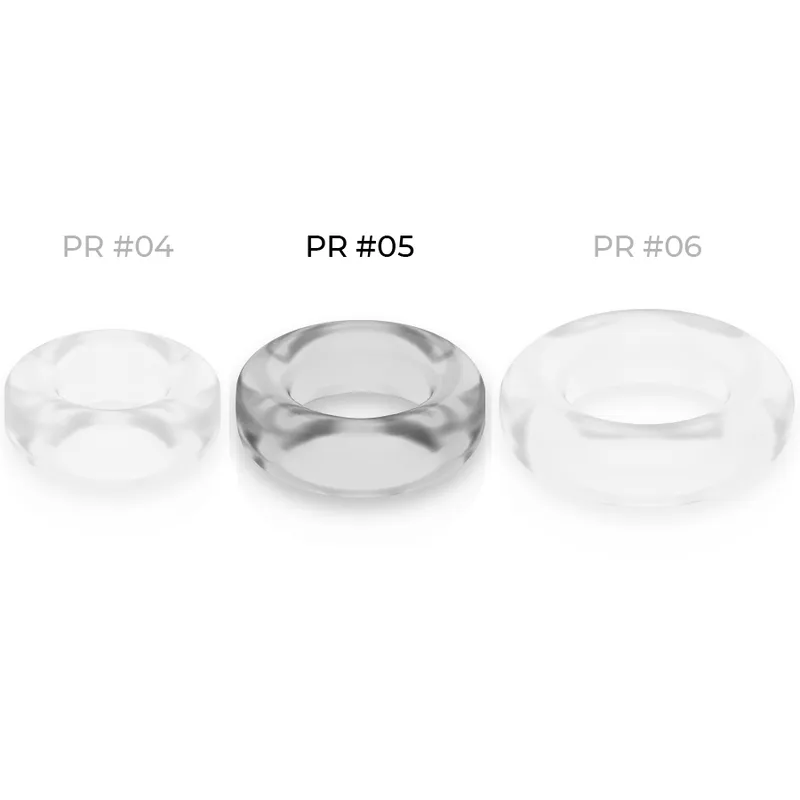 Powering Super Flexible Resistant Ring  4.8cm Pr05 Clear