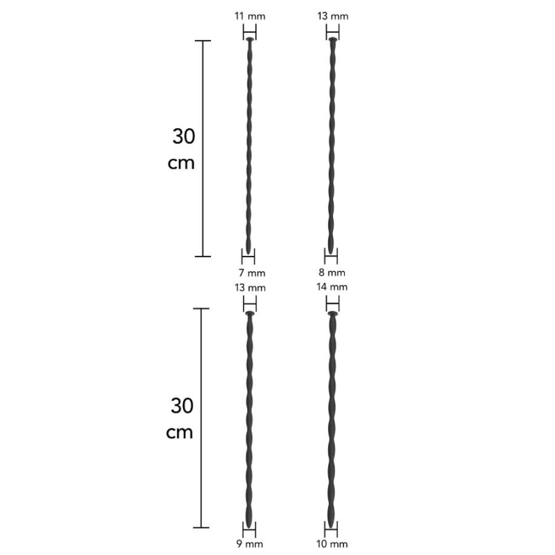 Hidden desire - extreme advanced urethal sound set 4 units 1