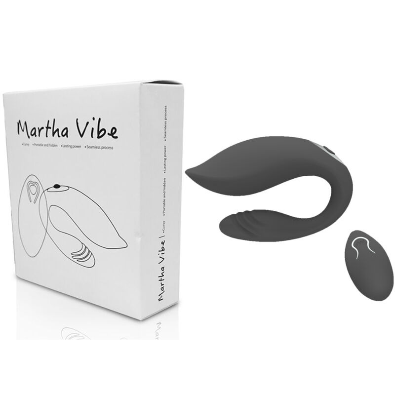 Armony - martha vibrator for couples black remote control 4