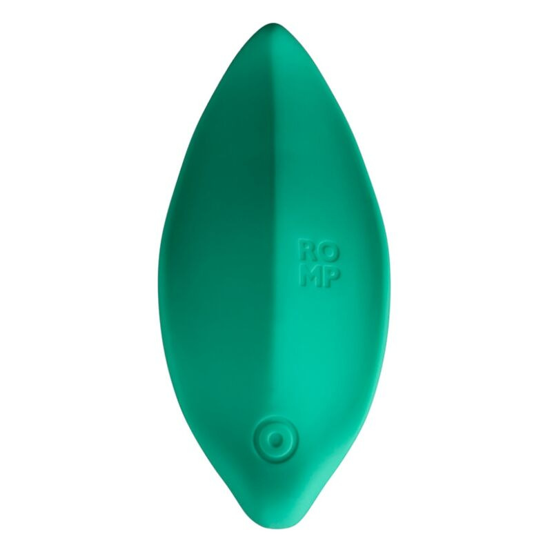 Romp - wave vibrator clitoral stimulator ergonomic shape aqua green 11