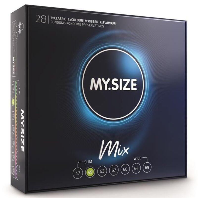 My Size Mix Condoms 49 Mm 28 Units - Kondómy