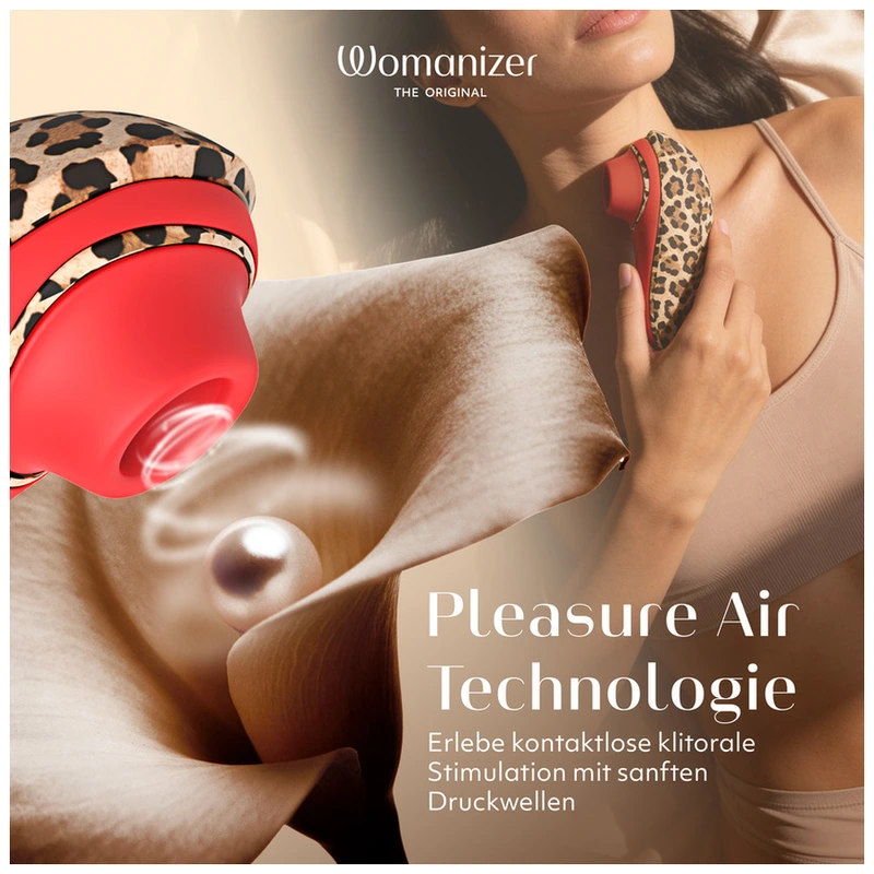 Womanizer - liberty 2 clitoral stimulator leopard print 16