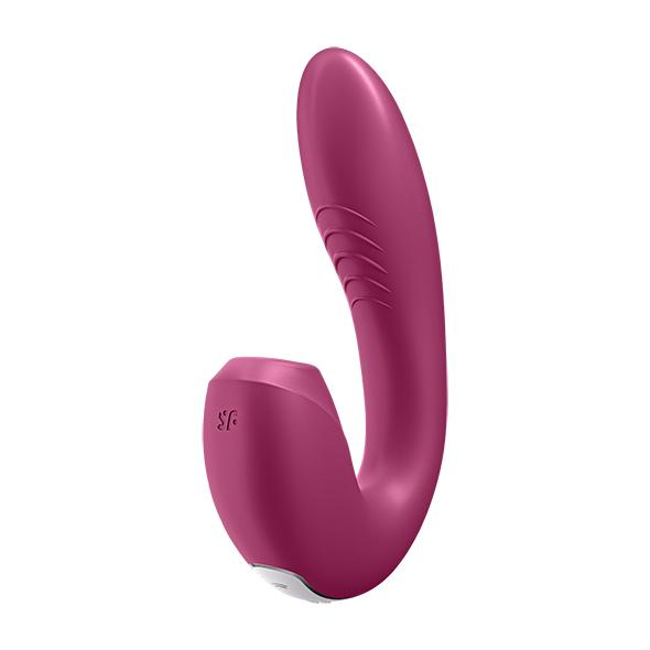 Satisfyer - Sunray Insertable Double Air Pulse  Berry - Stimulátor Klitorisu A Vibrátor