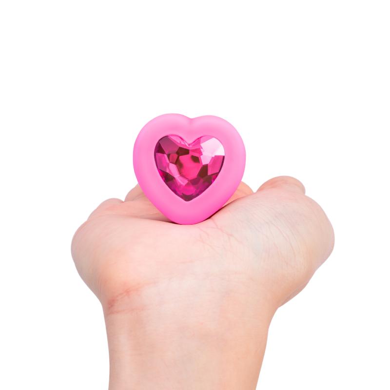 B-Vibe - Vibrating Heart Plug S/M Pink 6