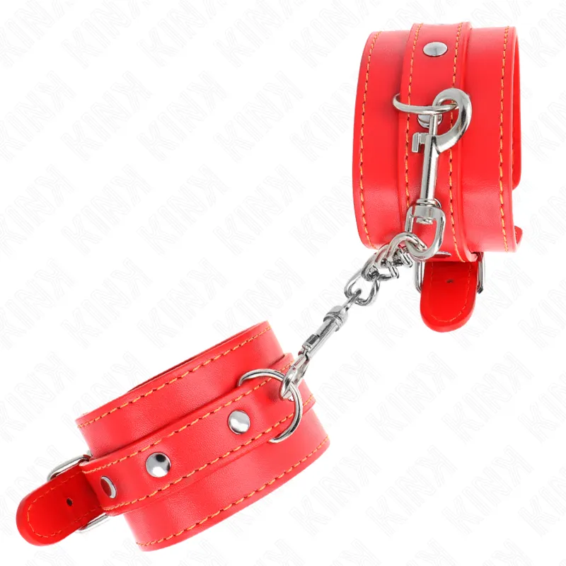 Kink - Thin Wrist Restraints Red Adjustable 21-33 Cm