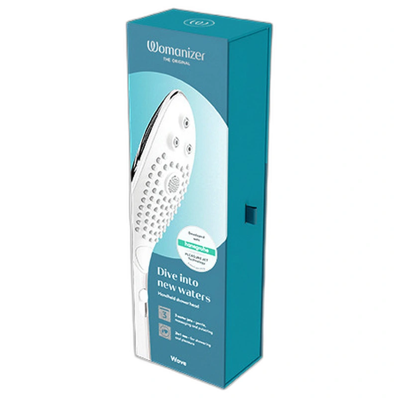 Womanizer - wave clitoral stimulating shower head chrome 14