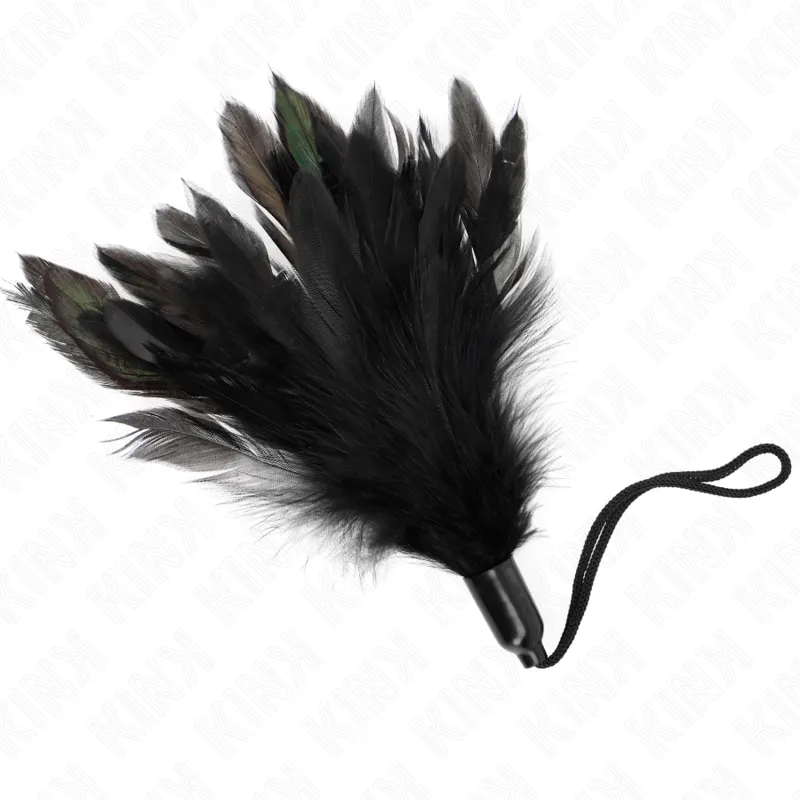 Kink - Tickle Feathers With Rope Handle Plastic Base 15 Cm