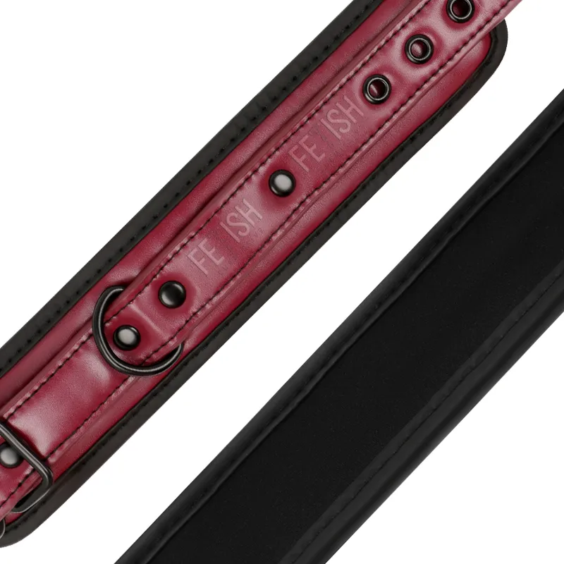Fetish Submissive Dark Room Handcuffs Vegan Leather - Putá 5