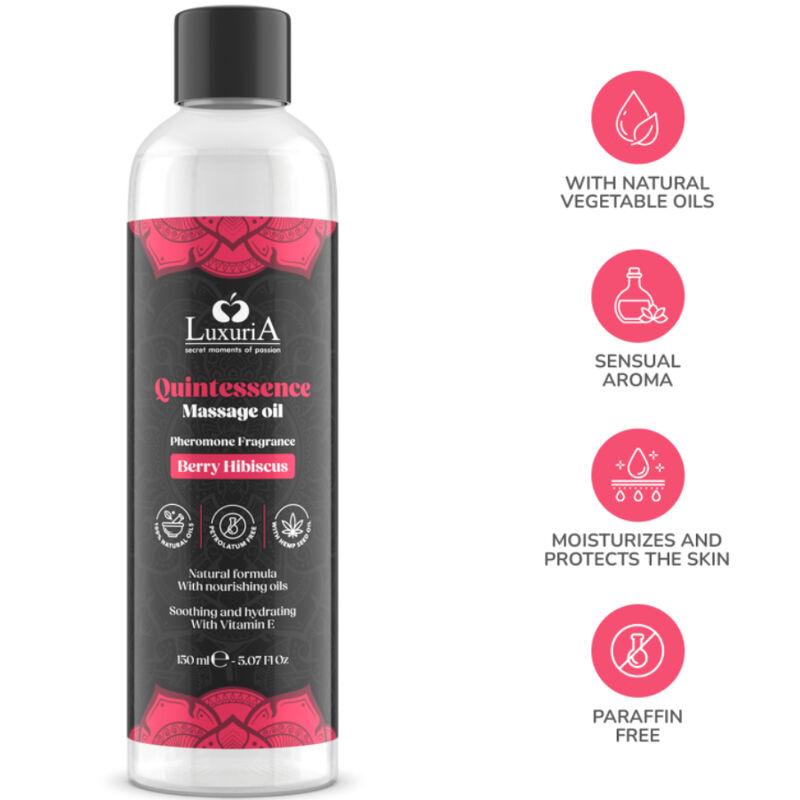 Intimateline luxuria - massage oil berry 150 ml 3