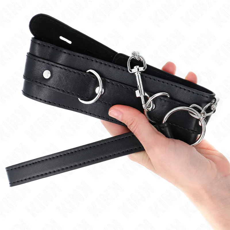 Kink - Collar With Belt 65 Cm With Strap Black 54 X 4.5 Cm 3