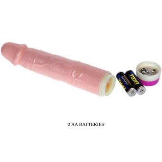 Realistic Vibrator For Beginners Flesh 21.5 Cm