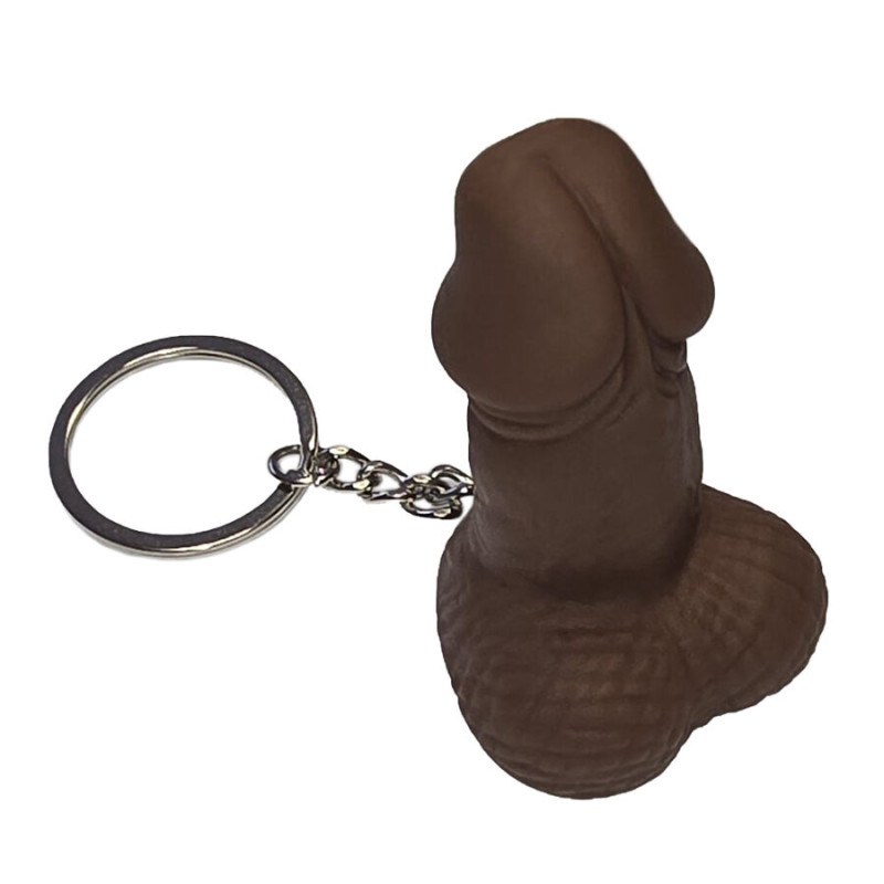 Diablo picante - penis shaped whistle keyring mulatto color