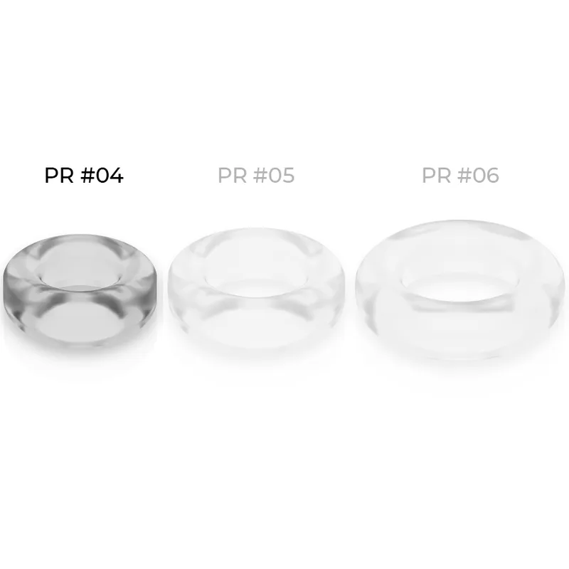 Powering Super Flexible Resistant Ring  3.8cm Pr04 Clear 3