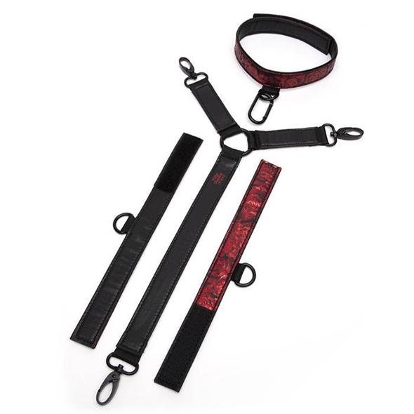 Fifty Shades Of Grey - Sweet Anticipation Collar And Wrist Cuffs Red