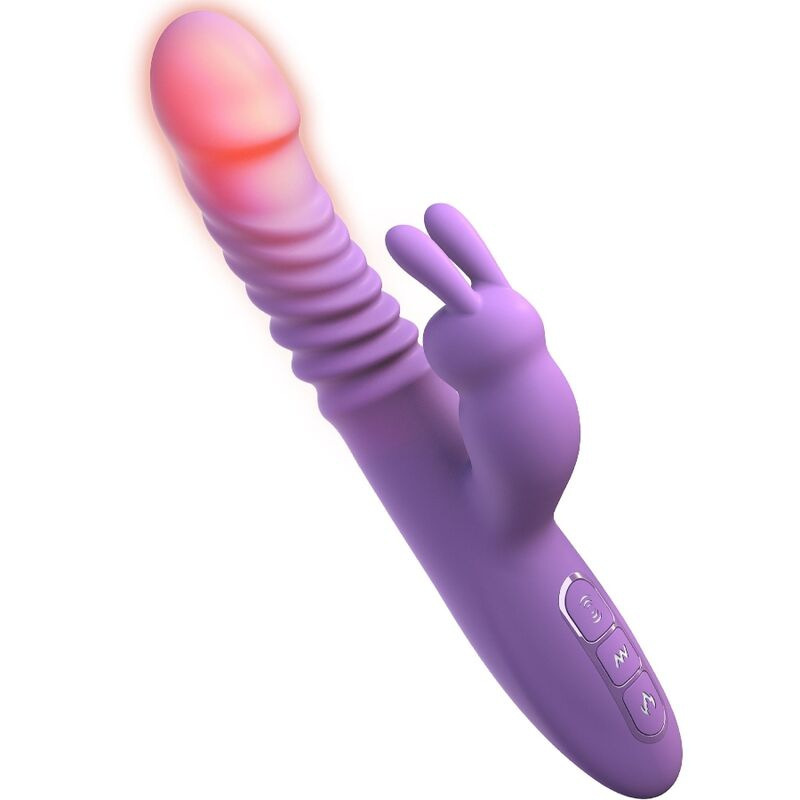 Fantasy for her - rabbit clitoris stimulator with heat oscillation and vibration function violet 2