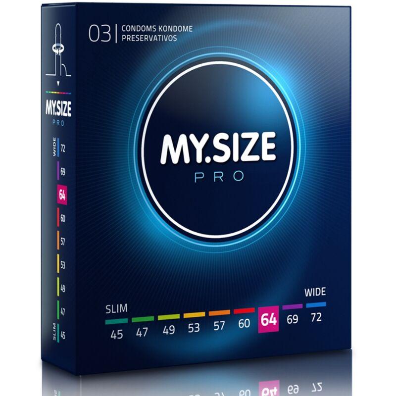My Size Pro Condoms 64 Mm 3 Units - Kondómy
