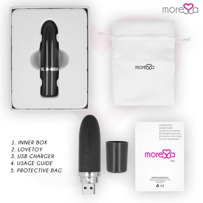 Moressa - ivy vibrator stimulator travel black 5