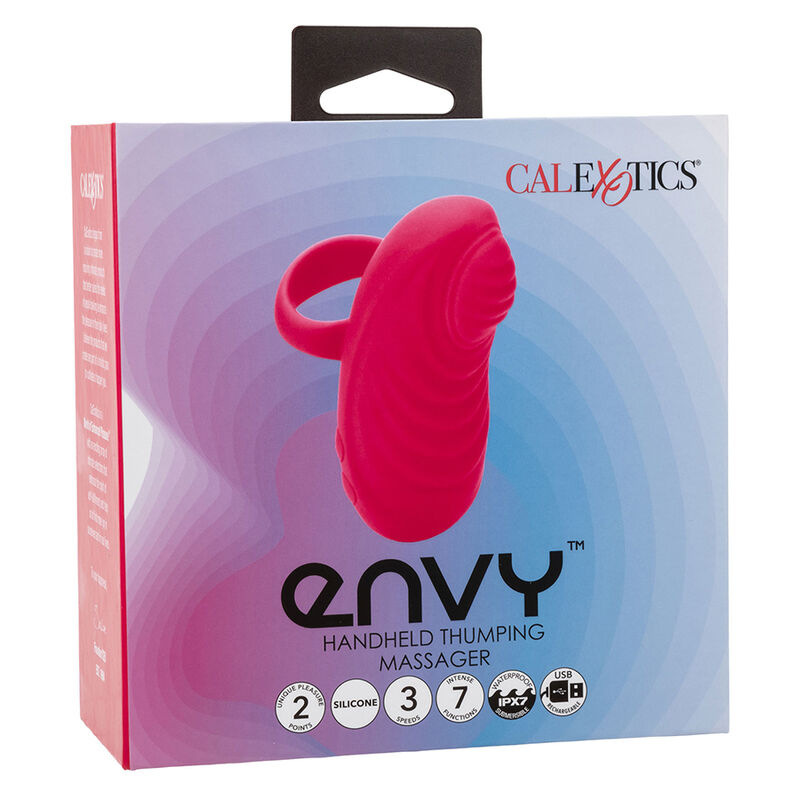 Calexotics - envy handheld rolling ball massager 7 vibrations pink 9