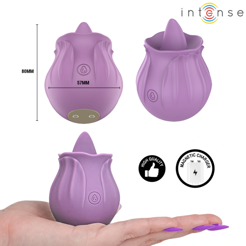 Intense - azalea flower clit stimulating 10 vibrations purple 2