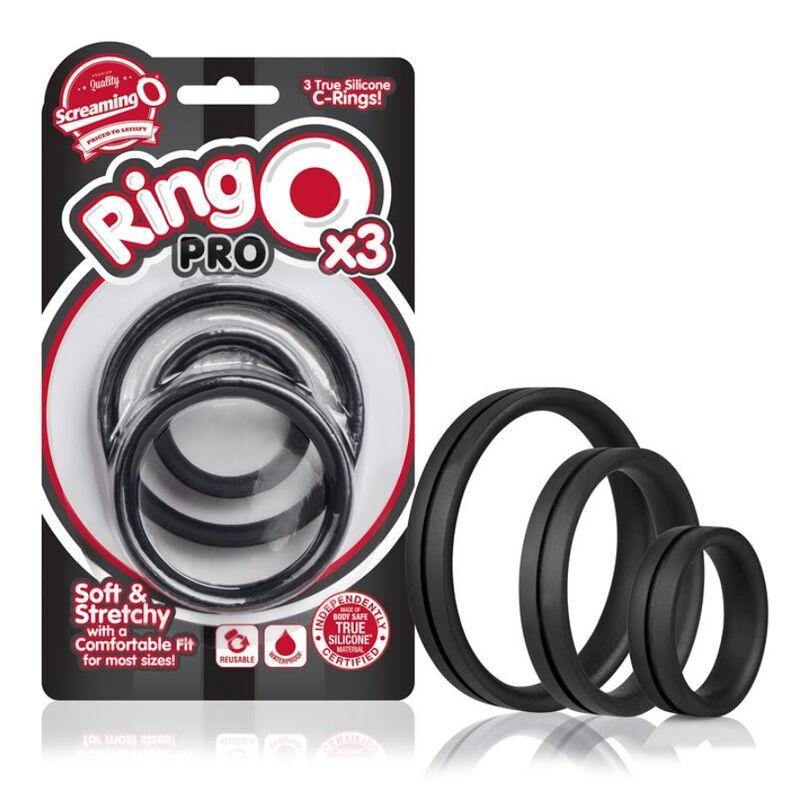 Screaming O Ringo Pro Xxl Cock Ring - Black