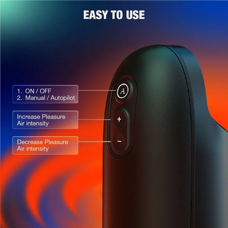 Arcwave - ion 2 male stroker with pulsating airwave stimulation black 6