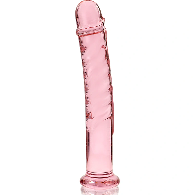 Nebula series by ibiza - model 16 dildo borosilicate glass pink 18.5 cm -o- 3 cm 4