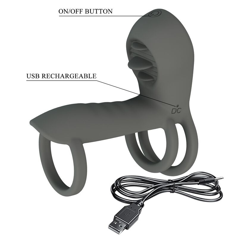 Pretty love - pen sleeve with dual stimulation and oral effect 8