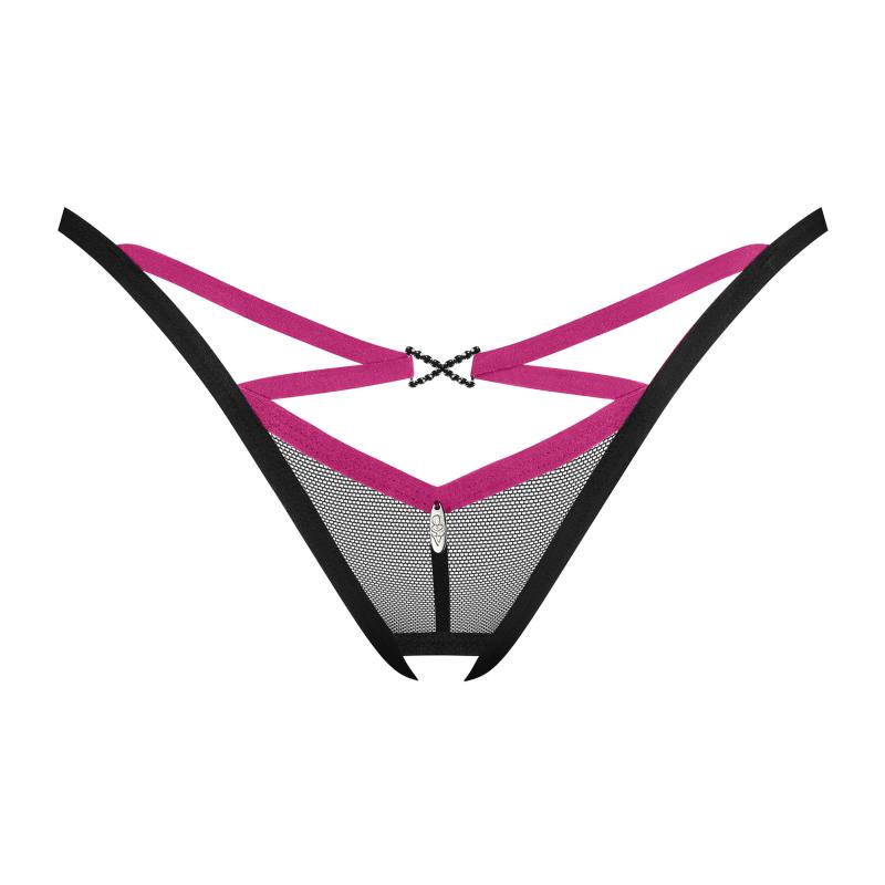 Obsessive - Novenes Crotchless Thong Black M/L 4