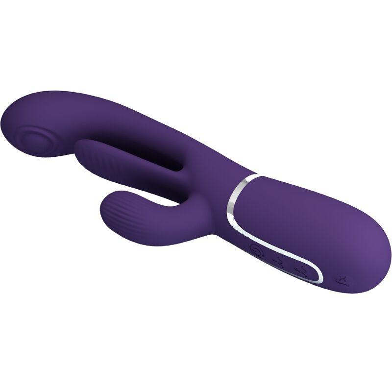 Pretty love - shania triple rabbit vibrator multifunction purple 4