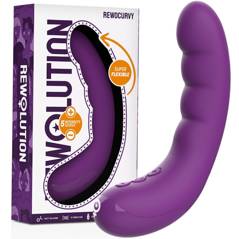 Rewolution - rewocurvy rechargeable flexible vibrator