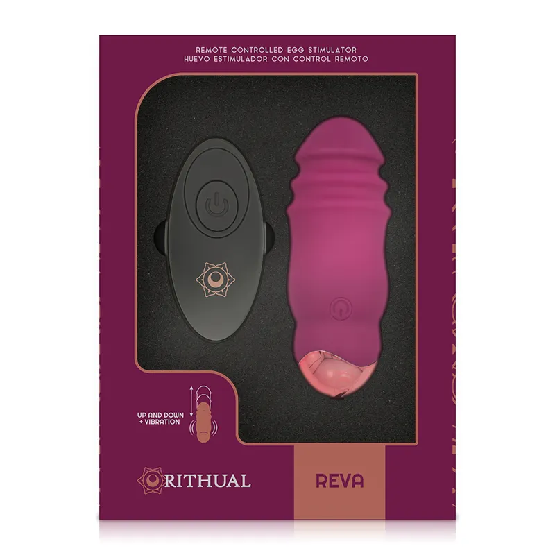 Rithual Reva Remote Controlled Egg Stimulator Up&Down + Vibration