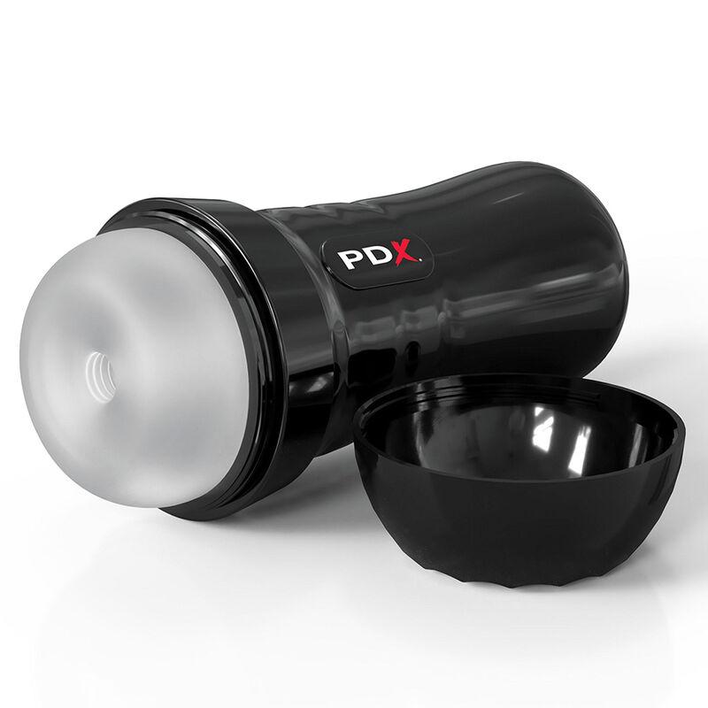 Pdx Extreme - Slide & Glide Self-Lubricating Masturbator Clear