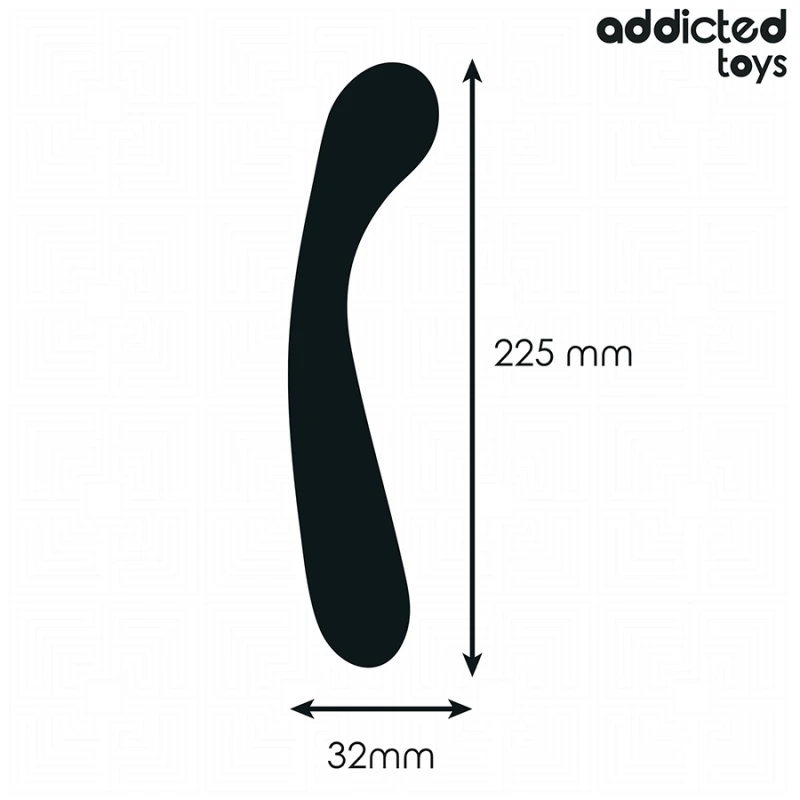 Addicted toys - double anal massager silicone 22.5 cm 3