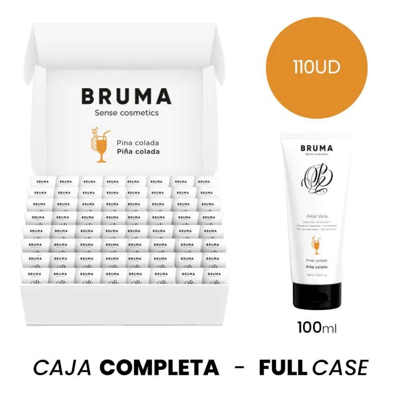 Moq 110 - Bruma Aloe Vera Sliding Gel Pina Colada Flavor - 100 Ml