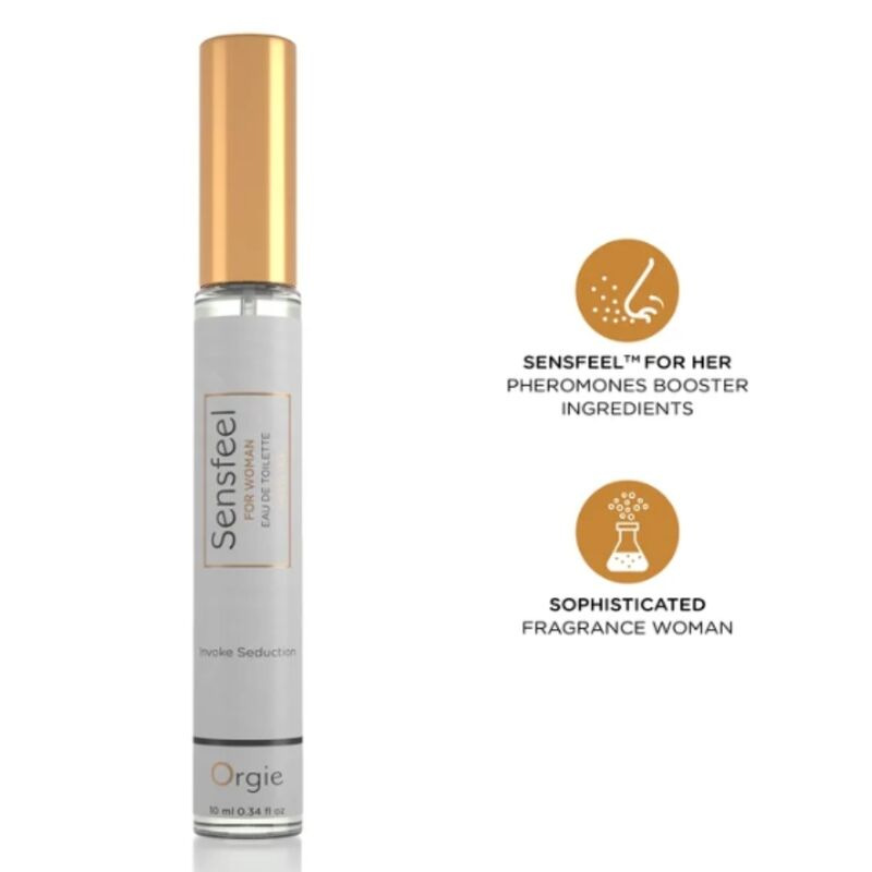 Orgie - sensfeel eau de toilette with pheromone booster travel size for women 10 ml
