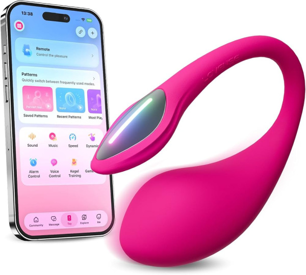 Lovense Lush 4 Remote Controlled Egg Vibrator