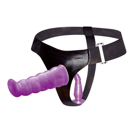 Baile - lilac female anal and vaginal harness gpoint 17 cm 2