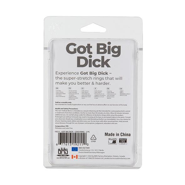 Powerbullet - Got Big Dick 2 Pack Rings