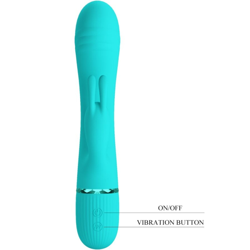 Pretty love - scocco vibrator rabbit turquoise 8