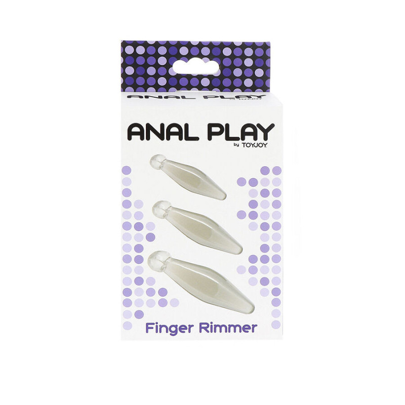 Toyjoy - anal play 3-piece transparent finger rimmer 2