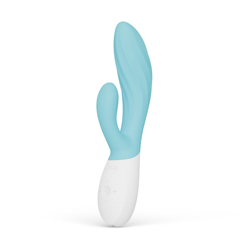 Lelo - ina twist double vibrator rabbit for g-spot and clitoris blue 1