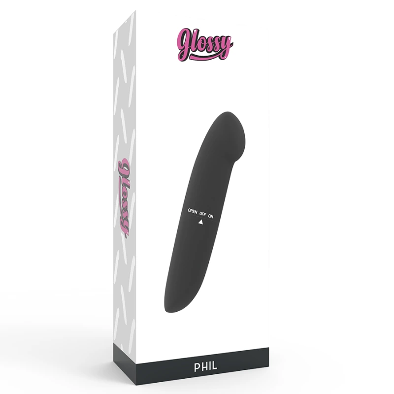 Glossy - phil vibrator black 3