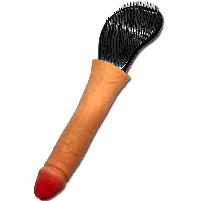 Diablo picante - hair brush with penis at the tip